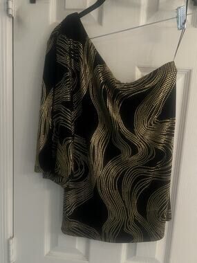 Cache Y2K One Shoulder Medium Top